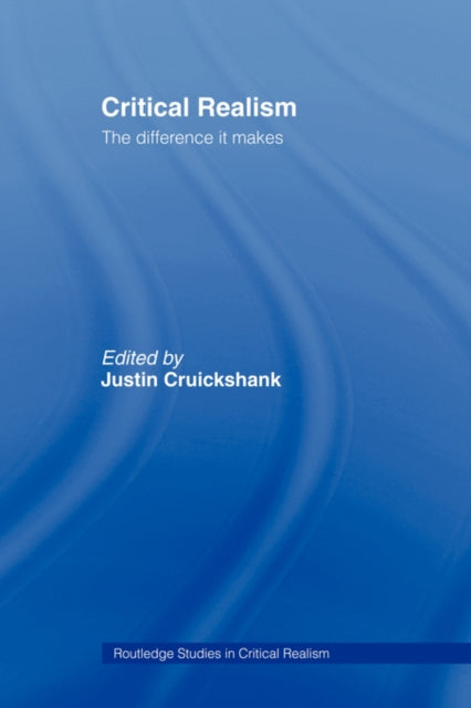 Book cover of: Critical Realism. By: Ju Cruickshank