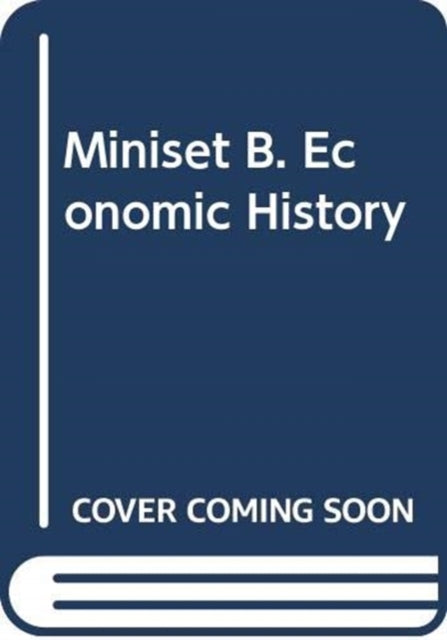 Book cover of: Miniset B. Economic History