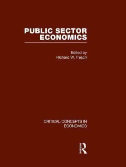 Book cover of: Public Sector Economics. By: Richard W. Tres