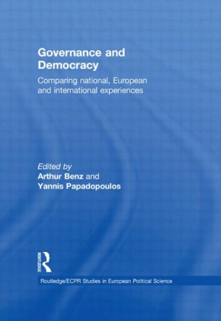 Book cover of: Governance and Democracy. By: Arthur Benz