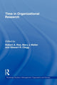 Book cover of: Time in Organizational Research