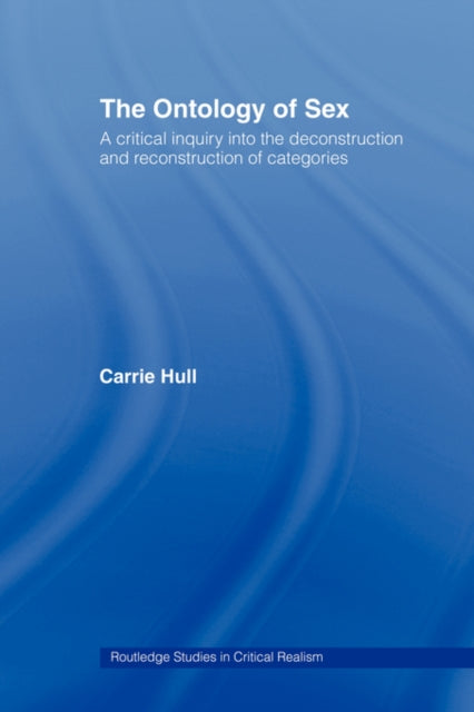 Book cover of: Ontology of Sex. By: Carrie Hull