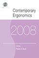 Book cover of: Contemporary Ergonomics 2008. By: Ergonomics Society (Great Britain). Conference