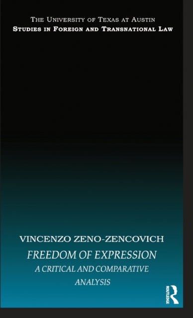 Book cover of: Freedom of Expression. By: Vincenzo Zeno-Zencovich