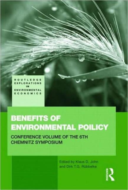 Book cover of: Benefits of Environmental Policy. By: Chemnitzer Symposium "Europa und Umwelt" (6th 2008)