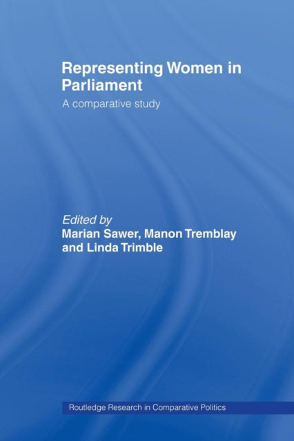 Book cover of: Representing Women in Parliament. By: Marian Sawer
