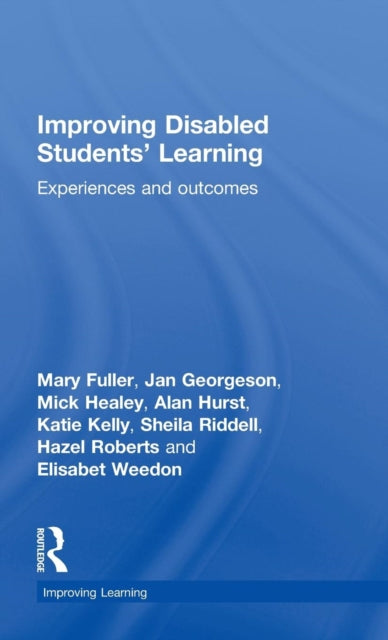 Book cover of: Improving Disabled Students' Learning