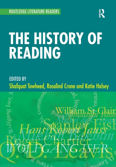 Book cover of: History of Reading. By: Shafquat Towheed