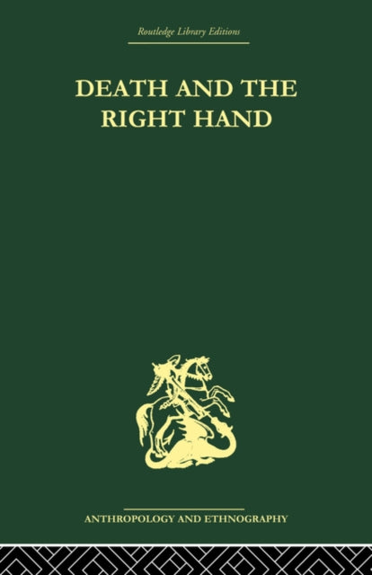 Book cover of: Death and the right hand. By: Robert Hertz