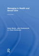 Book cover of: Managing in Health and Social Care. By: Vivien Martin, Euan S. Henderson