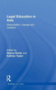 Book cover of: Legal Education in Asia. By: Stacey Steele