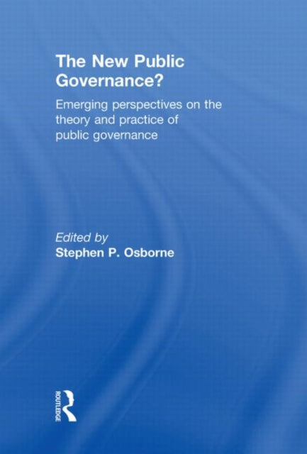Book cover of: New Public Governance?