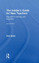 Book cover of: Insider's Guide for New Teachers. By: Sara Bubb