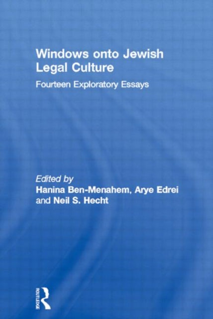 Book cover of: Windows onto Jewish Legal Culture. By: Hanina Ben-Menahem