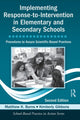 Book cover of: Implementing Response-to-Intervention in Elementary and Secondary Schools. By: Matthew K. Burns