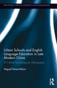 Book cover of: Urban Schools and English Language Education in Late Modern China. By: Miguel Ṕerez-Milans