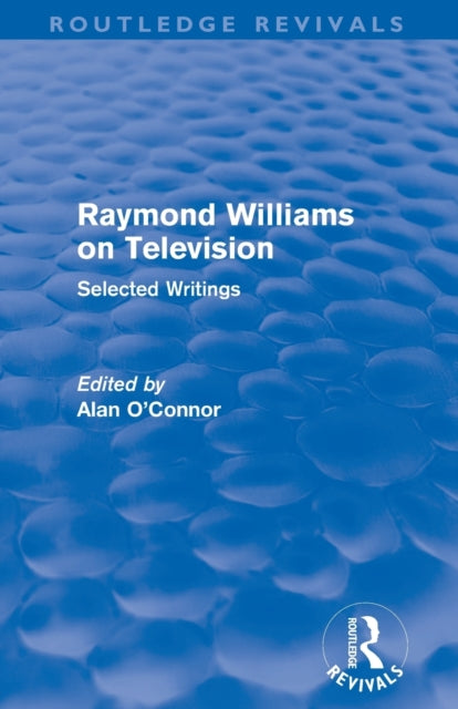 Book cover of: Raymond Williams on Television (Routledge Revivals). By: Raymond Williams