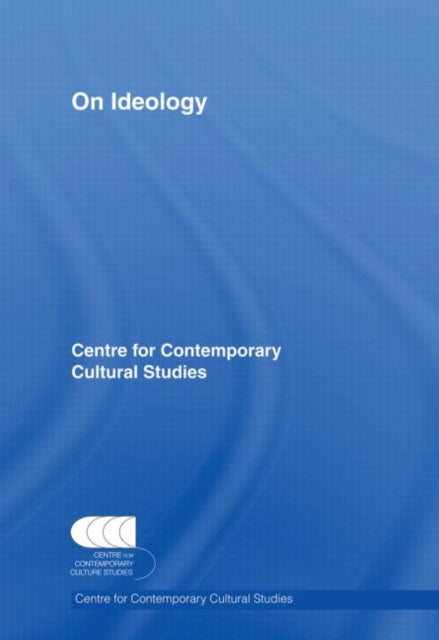 Book cover of: On Ideology. By: CCCS