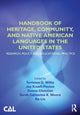 Book cover of: Handbook of Heritage, Community, and Native American Languages in the United States. By: Terrence G. Wiley
