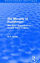 Book cover of: Morality of Punishment (Routledge Revivals). By: A. C. Ewing