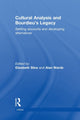 Book cover of: Cultural Analysis and Bourdieu's Legacy. By: Elizabeth Silva