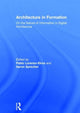 Book cover of: Architecture in Formation. By: Pablo Lorenzo-Eiroa