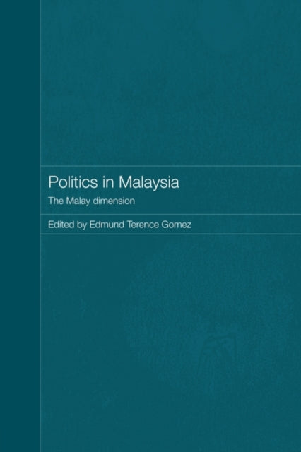 Book cover of: Politics in Malaysia. By: Edmund Terence Gomez