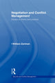 Book cover of: Negotiation and Conflict Management. By: I. William Zartman