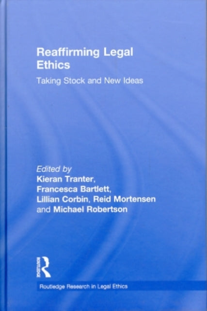 Book cover of: Reaffirming Legal Ethics