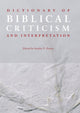 Book cover of: Dictionary of Biblical Criticism and Interpretation. By: Stanley E. Porter