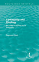 Book cover of: Community and Ideology (Routledge Revivals). By: Raymond Plant