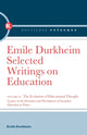 Book cover of: Evolution of Educational Thought. By: Émile Durkheim