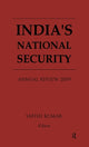 Book cover of: India's National Security. By: Satish Kumar