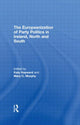 Book cover of: Europeanization of Party Politics in Ireland, North and South. By: Katy Hayward