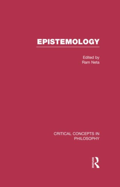 Book cover of: Epistemology. By: Ram Neta