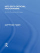 Book cover of: Hitler's Official Programme RLE Responding to Fascism. By: Gottfried Feder