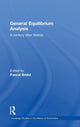 Book cover of: General Equilibrium Analysis. By: Pascal Bridel