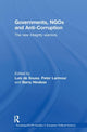 Book cover of: Governments, NGOs and Anti-Corruption. By: Luís de Sousa