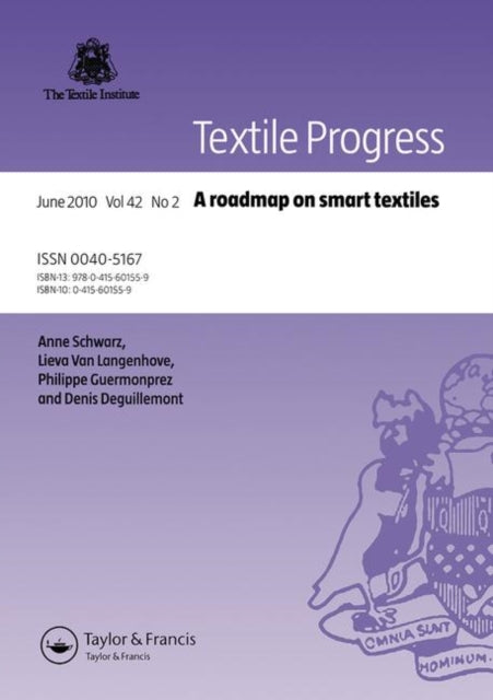Book cover of: Roadmap on Smart Textiles. By: Anne Schwarz