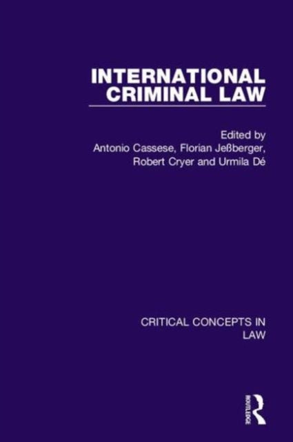 Book cover of: International Criminal Law. By: Antonio Cassese