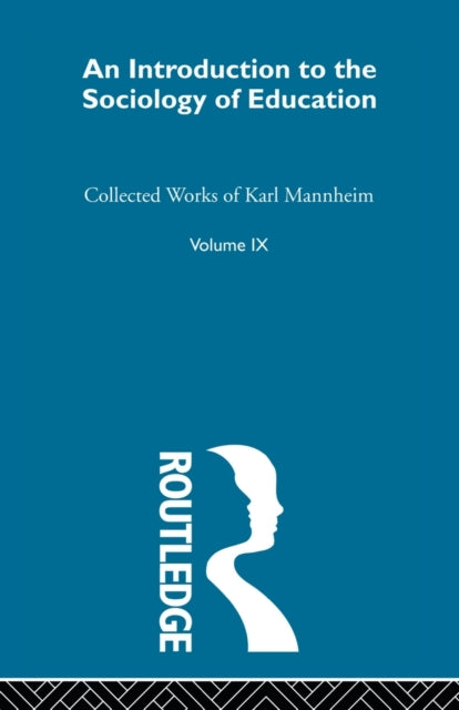 Book cover of: Intro Sociol Education V 9. By: Karl Mannheim