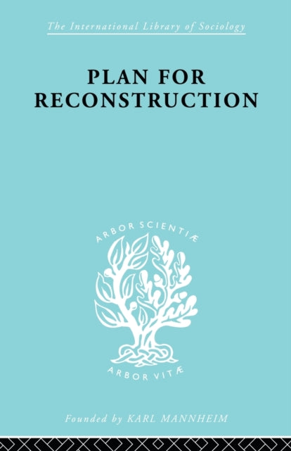 Book cover of: Plan for Reconstruction. By: W. H. Hutt