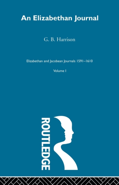 Book cover of: Elizabethan Journal V1