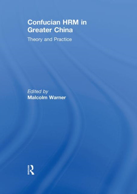 Book cover of: Confucian HRM in Greater China