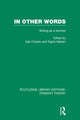 Book cover of: In Other Words (RLE Feminist Theory). By: Gail Chester