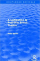 Book cover of: Companion to Post-War British Theatre (Routledge Revivals). By: Philip Barnes