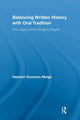 Book cover of: Balancing Written History with Oral Tradition. By: Hassimi Oumarou Maïga