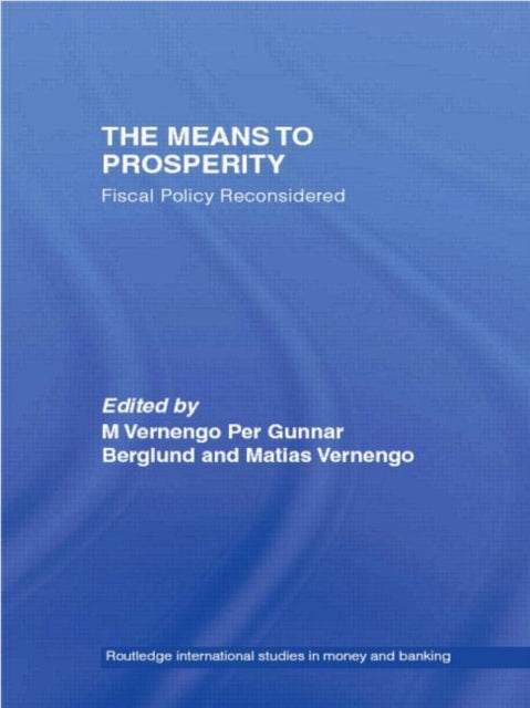Book cover of: Means to Prosperity. By: Per Gunnar Berglund
