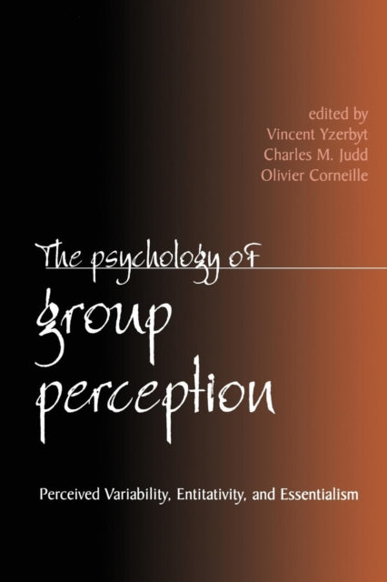 Book cover of: Psychology of Group Perception