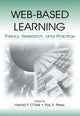 Book cover of: Web-Based Learning. By: Harold F. O'Neil